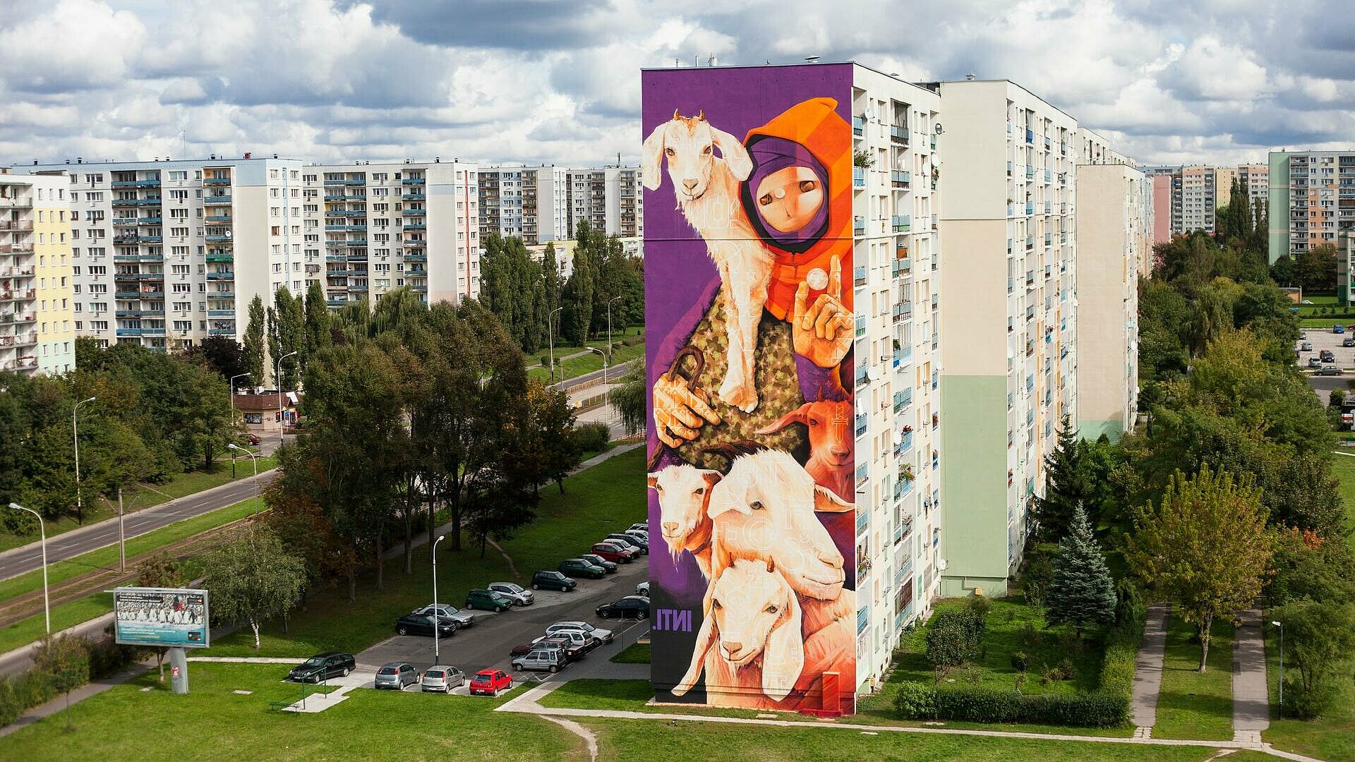 INTI (Chile) "I believe in goats" , Wyszyńskiego 80 strasse , Galeria Urban Forms